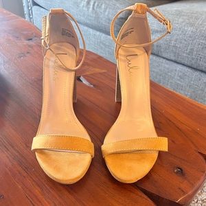 SOLD elsewhere New LULUS without tags, never worn. Ankle strap heels.